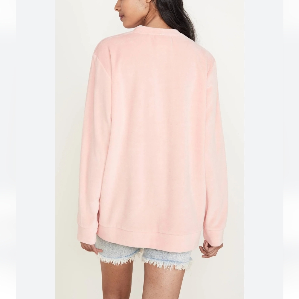 Farm Rio Velvet Crew Neck Pullover Sweater - Picture 8 of 8